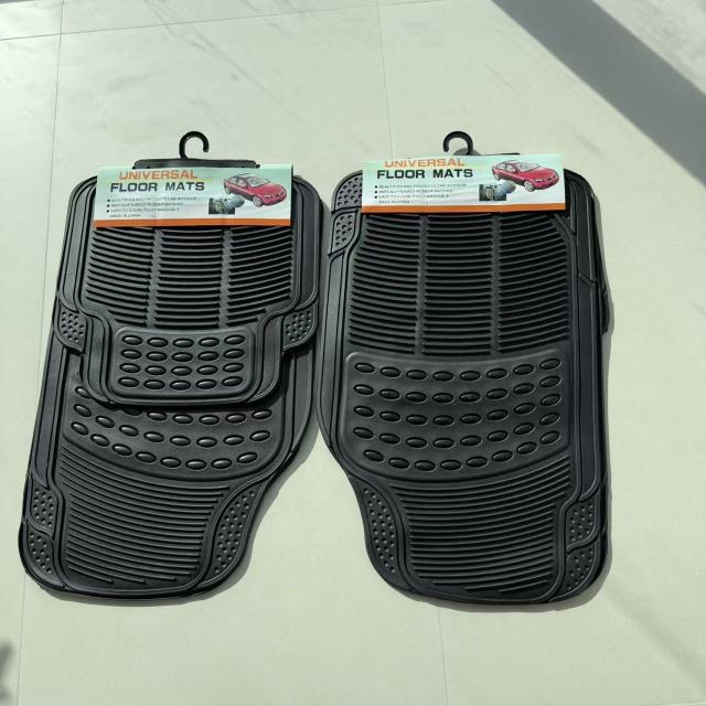 Protection 4PCS Car Rubber Mat Floor Universal 3D Carpet Odorless Durable Black Deep Dish Trim-To Fit Rubber Mats for Car,Kaquanfei,Protection 4PCS Car Rubber Mat Floor Universal 3D Carpet Odorless Durable Black Deep Dish Trim-To Fit Rubber Mats for Car