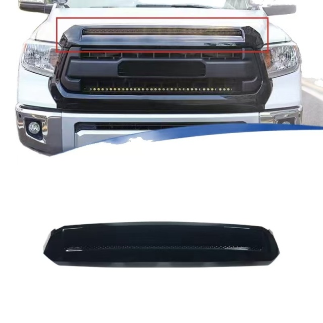 TRD Style Front Bumper Grill and Hood Trim for 2014-2021 Toyota Tundra, Made of ABS Material,Kaquanfei,TRD Style Front Bumper Grill and Hood Trim for 2014-2021 Toyota Tundra, Made of ABS Material