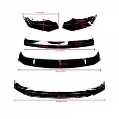 Applicable to 20-23 X5 G05 Black武士 Edition Front Lip Spoiler Matte Black Water Transfer 4-piece,Kaquanfei,Applicable to 20-23 X5 G05 Black武士 Edition Front Lip Spoiler Matte Black Water Transfer 4-piece