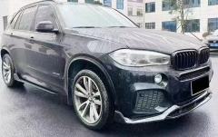 Front lip spoiler for 14-19 model year sport version F15 BMW X5 Black武士 edition, made of 4-segment ABS material,Kaquanfei,Front lip spoiler for 14-19 model year sport version F15 BMW X5 Black武士 edition, made of 4-segment ABS material