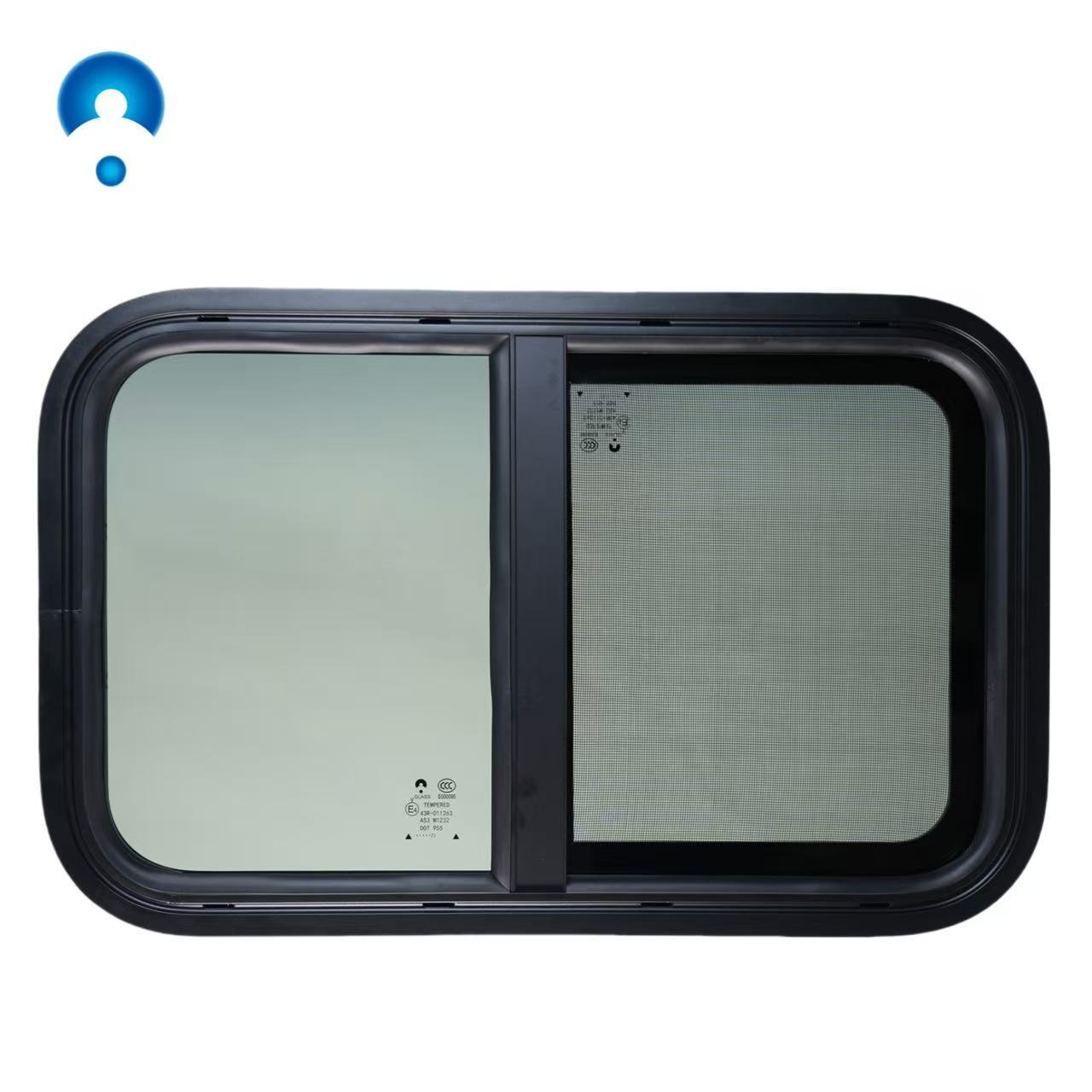 RV American-style camper windows, camping windows, sliding windows with mesh screens, available in various specifications,Kaquanfei,RV American-style camper windows, camping windows, sliding windows with mesh screens, available in various specifications