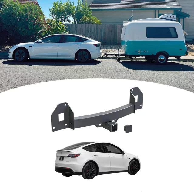 Trailer hitch for Tesla Model Y, suitable for towing RV, with American square hole modification trailer ball,Kaquanfei,Trailer hitch for Tesla Model Y, suitable for towing RV, with American square hole modification trailer ball