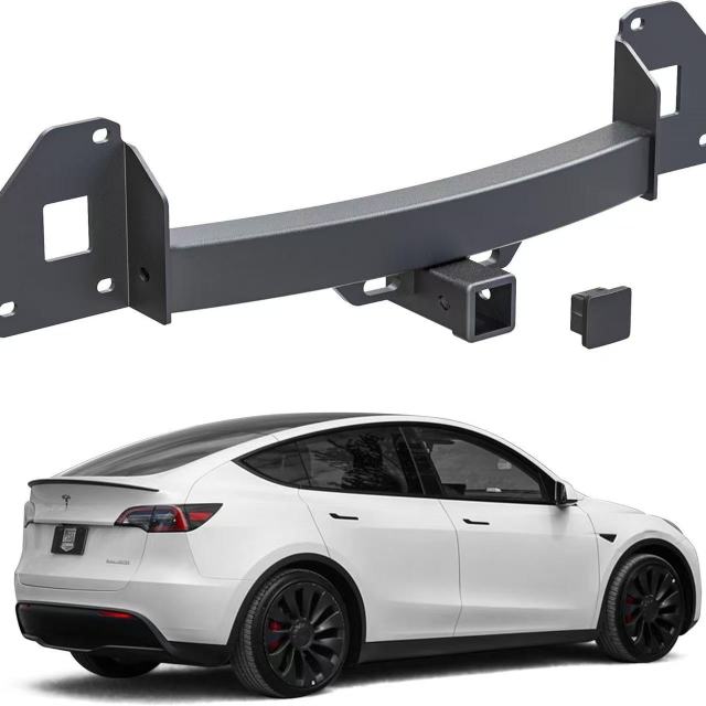 Trailer hitch for Tesla Model Y, suitable for towing RV, with American square hole modification trailer ball,Kaquanfei,Trailer hitch for Tesla Model Y, suitable for towing RV, with American square hole modification trailer ball