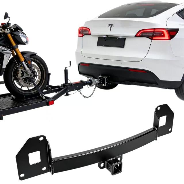 Trailer hitch for Tesla Model Y, suitable for towing RV, with American square hole modification trailer ball,Kaquanfei,Trailer hitch for Tesla Model Y, suitable for towing RV, with American square hole modification trailer ball