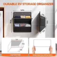 Cross-border RV wall-mounted storage rack, organizing bag, RV shoe rack, double-layer RV shoe organizer for wholesale,Kaquanfei,Cross-border RV wall-mounted storage rack