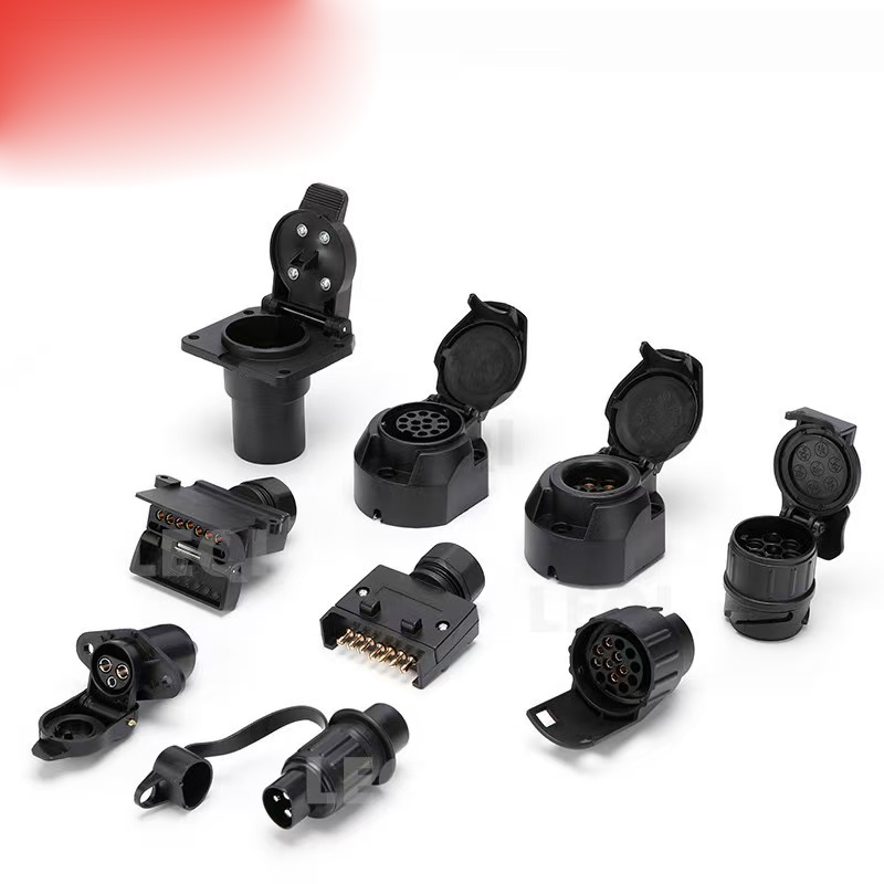 Australian 7P Plug and Socket, Australian Trailer/RV Plug and Socket, Australian 7P RV Kit,Kaquanfei,Australian 7P Plug and Socket RV KIT
