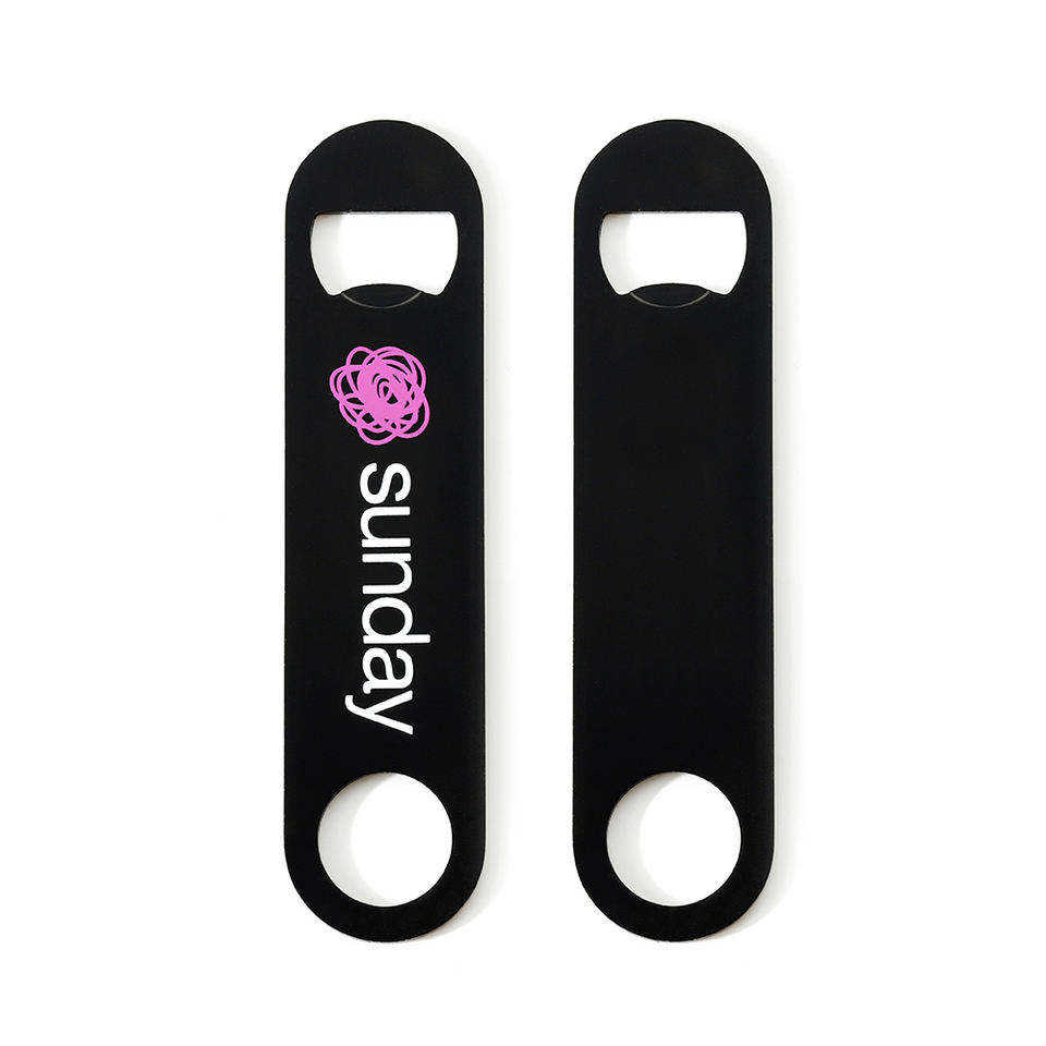 Black Custom Mini Stainless Steel Blank logo Printed Beer Opener Bottle Opener bar Blade,Kaquanfei,CUSTOM LOGO Printed Beer Opener Bottle Opener bar Blade