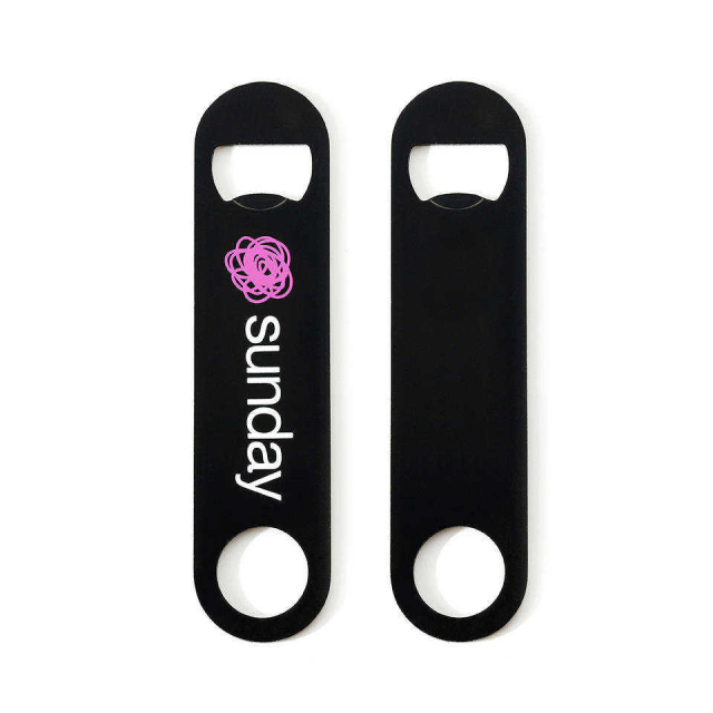 Black Custom Mini Stainless Steel Blank logo Printed Beer Opener Bottle Opener bar Blade,Kaquanfei,CUSTOM LOGO Printed Beer Opener Bottle Opener bar Blade