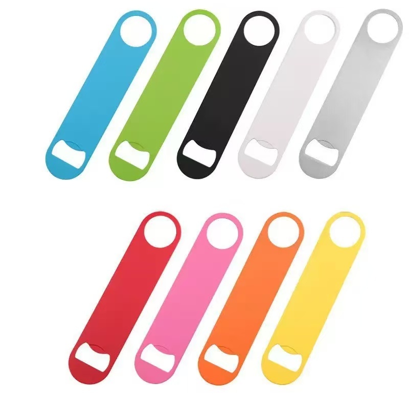 Black Custom Mini Stainless Steel Blank logo Printed Beer Opener Bottle Opener bar Blade,Kaquanfei,CUSTOM LOGO Printed Beer Opener Bottle Opener bar Blade