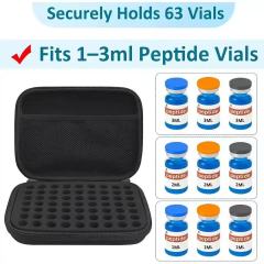 1ml/3ml insulin bottle storage bag, 16-63 compartments 3ml U-100 insulin protection box,Kaquanfei,1ml/3ml insulin bottle storage bag, 16-63 compartments 3ml U-100 insulin protection box