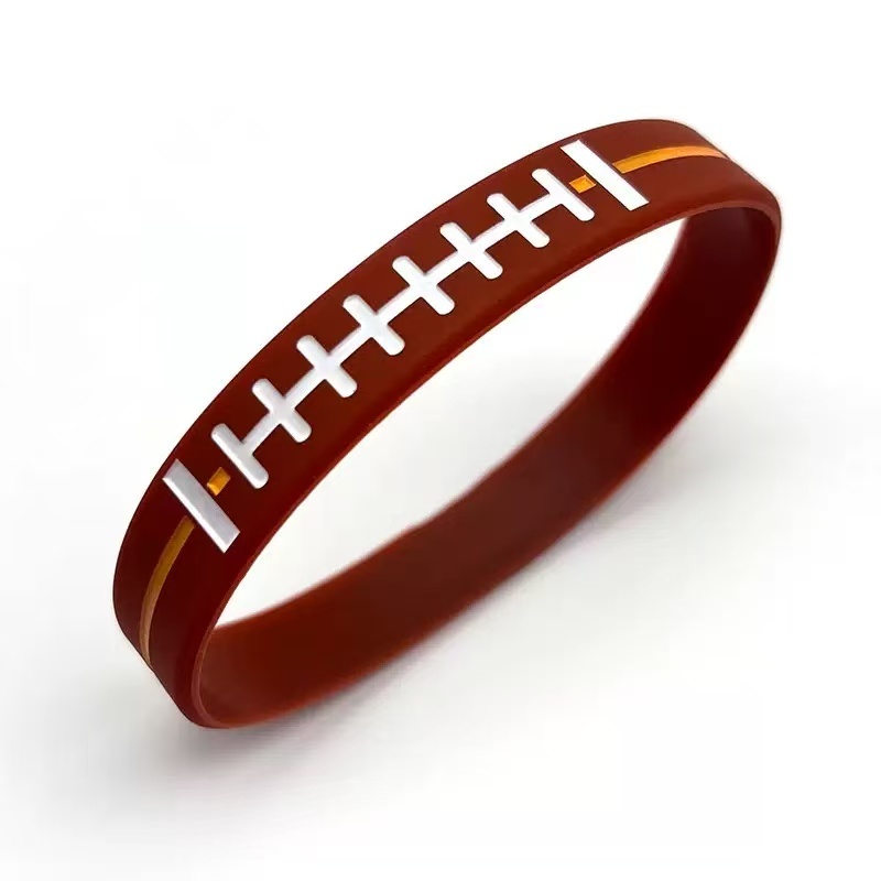 Custom logo Football Sports Festival Party Luminous Rubber Bracelet,Kaquanfei,Custom logo Football Sports Festival Party Luminous Rubber Bracelet