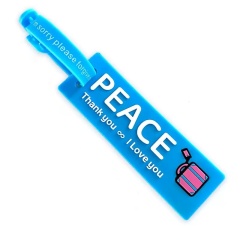 3D Resin Letter一体PVC Luggage Tag 2D Soft Gel Mini Travel Boarding Tag Customization,Kaquanfei,3D Soft Gel Mini Travel Boarding Tag Customization