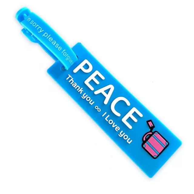 3D Resin Letter一体PVC Luggage Tag 2D Soft Gel Mini Travel Boarding Tag Customization,Kaquanfei,3D Soft Gel Mini Travel Boarding Tag Customization