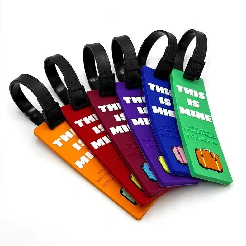 3D Resin Letter一体PVC Luggage Tag 2D Soft Gel Mini Travel Boarding Tag Customization,Kaquanfei,3D Soft Gel Mini Travel Boarding Tag Customization