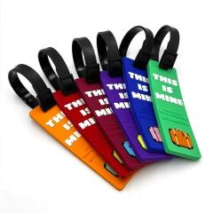 3D Resin Letter一体PVC Luggage Tag 2D Soft Gel Mini Travel Boarding Tag Customization,Kaquanfei,3D Soft Gel Mini Travel Boarding Tag Customization