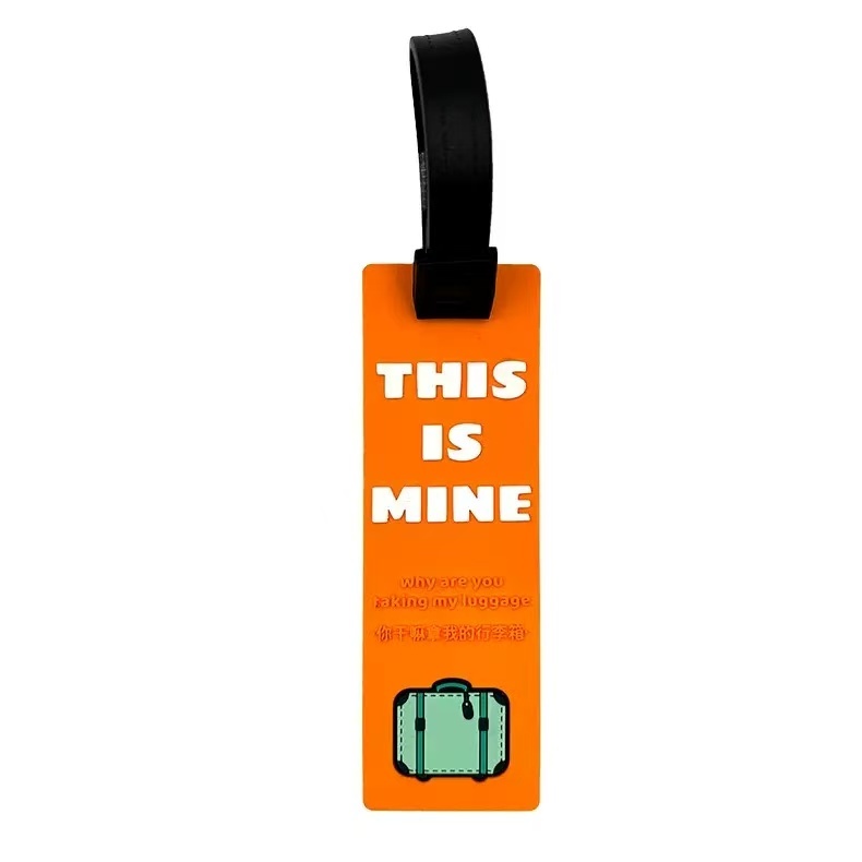 3D Resin Letter一体PVC Luggage Tag 2D Soft Gel Mini Travel Boarding Tag Customization,Kaquanfei,3D Soft Gel Mini Travel Boarding Tag Customization