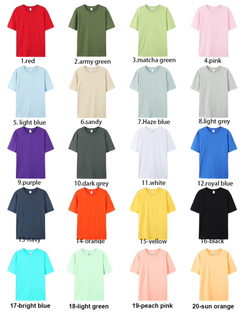 Custom 180g High Quality Combed Cotton Solid Color Unisex T-Shirt Print Logo DTG DTF Casual Plain Blank Men's Oversized T-Shirt,Kaquanfei,Unisex T-Shirt Print Logo  Men's Oversized T-Shirt