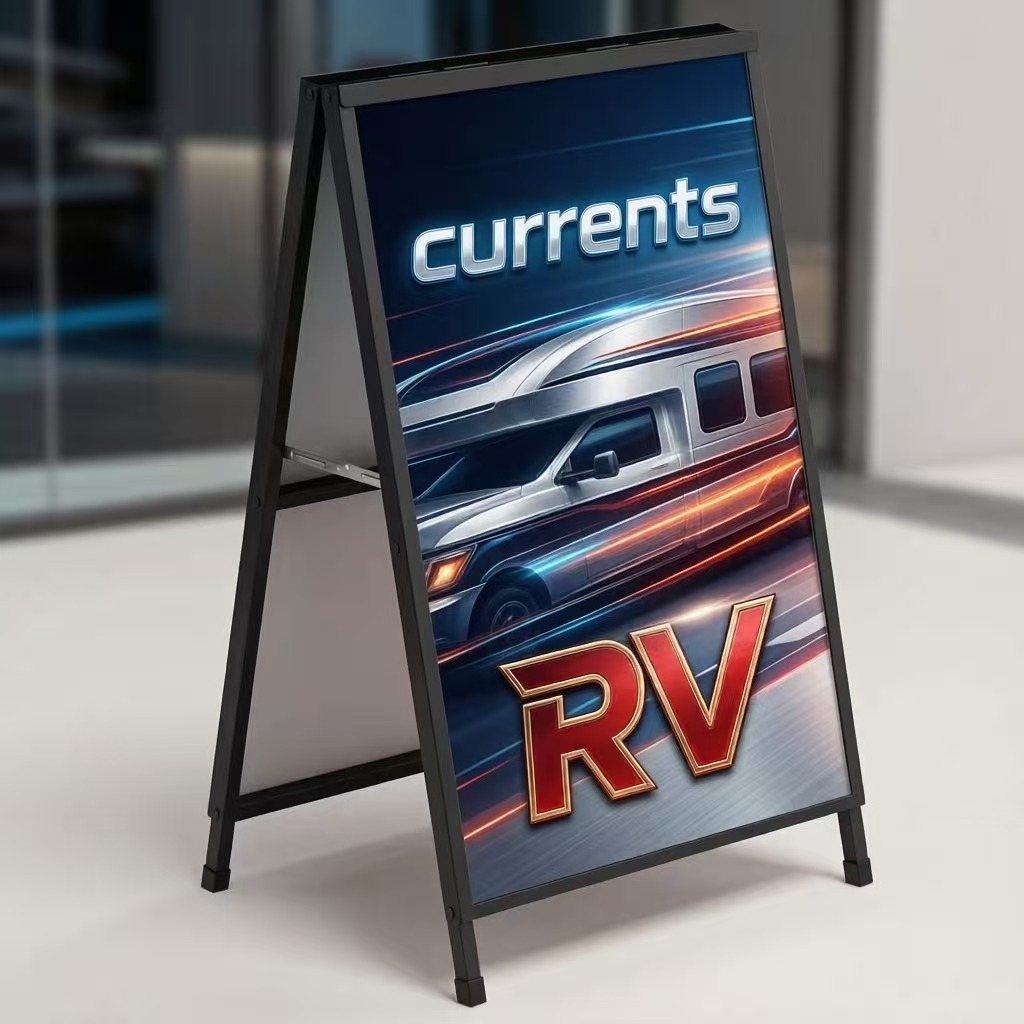 Custom 24x36 Inch A-Frame Sign Double-Sided Heavy Duty Slide-in Sidewalk Signs for Outdoor Street Advertising Poster,Kaquanfei,Custom  A-Frame Sign Double-Sided Slide-in Sidewalk Signs