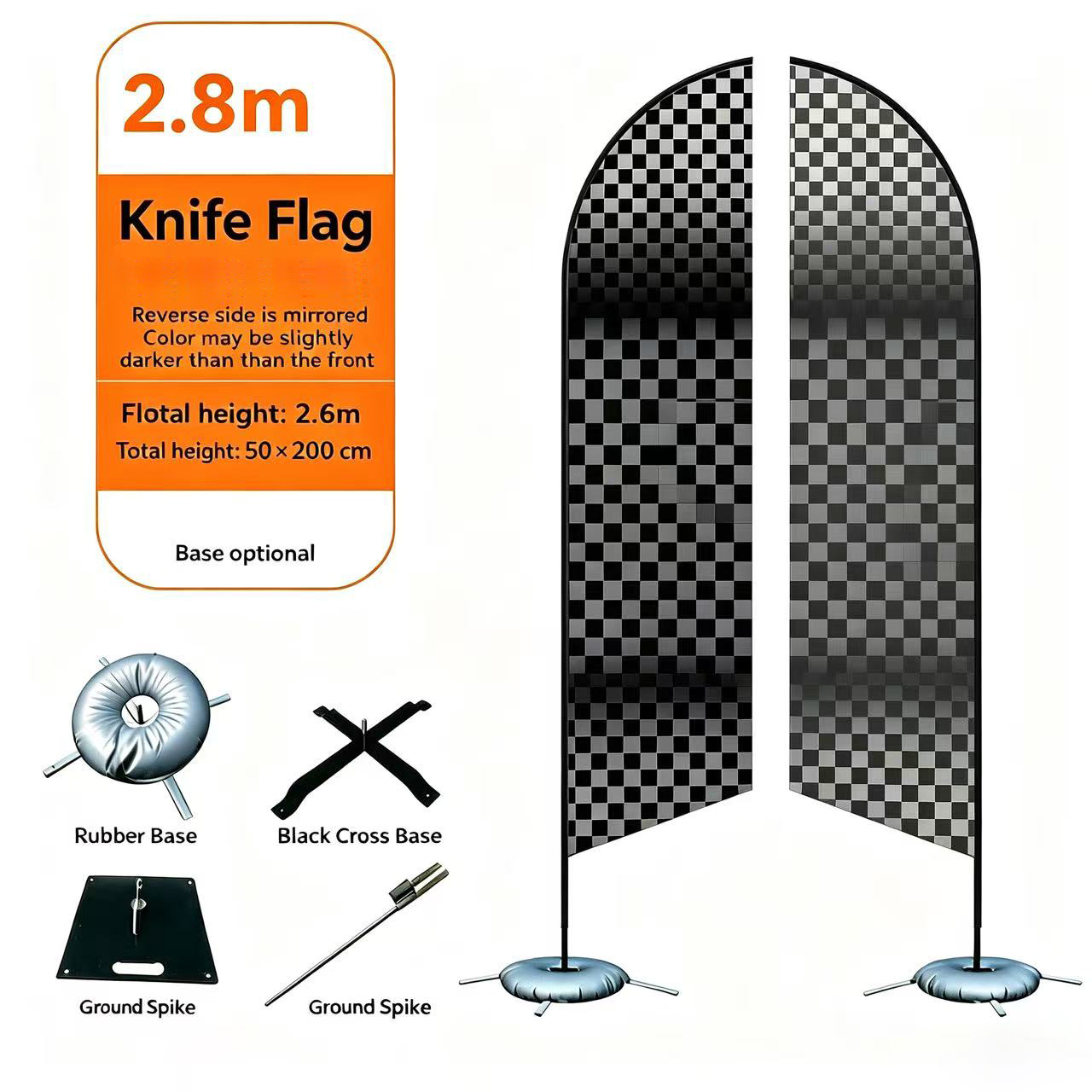 2.8 m,3.4m,4.6m,5.6 m leather flag knife  flag with pole,Kaquanfei,2.8 m,3.4m,4.6m,5.6 m leather flag knife  flag with pole