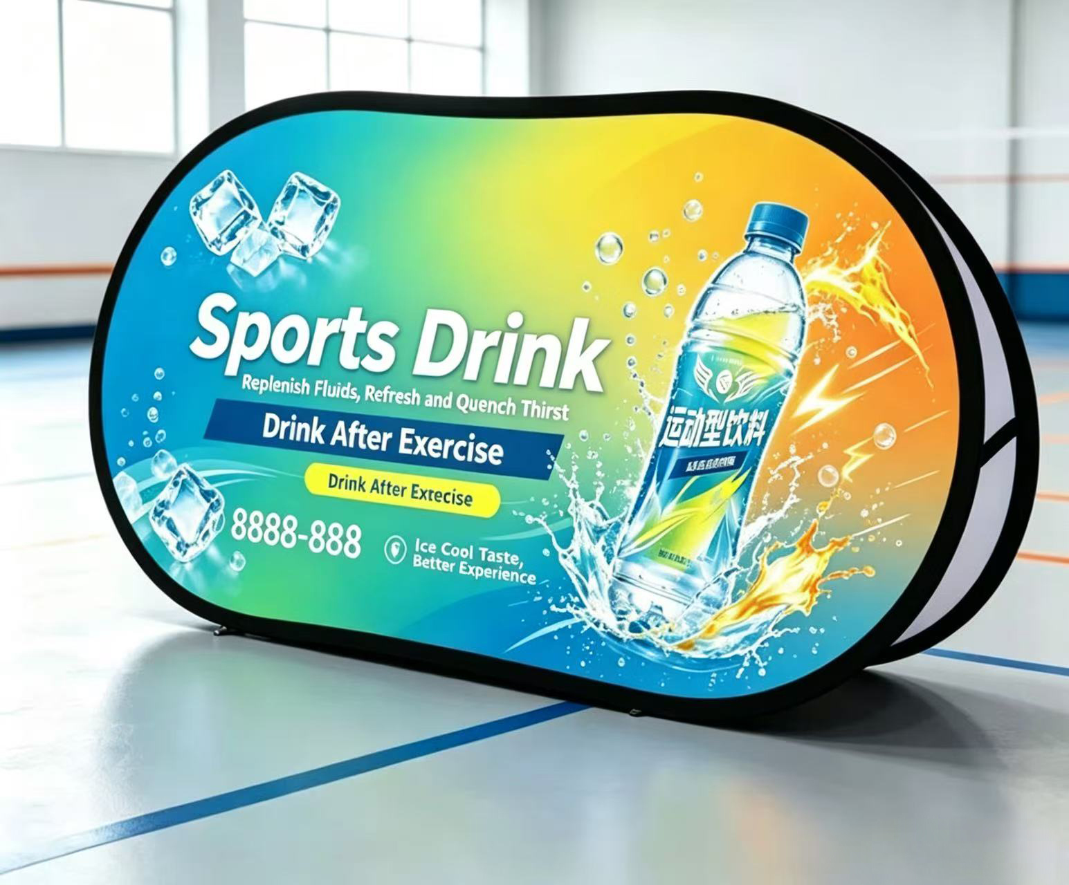 Oval  Circular Vertical  Triangle Bean-shaped Pop up Frame Banner with Your logo,Kaquanfei,A Pop up Banner with Your logo Pop up a Frame Banner