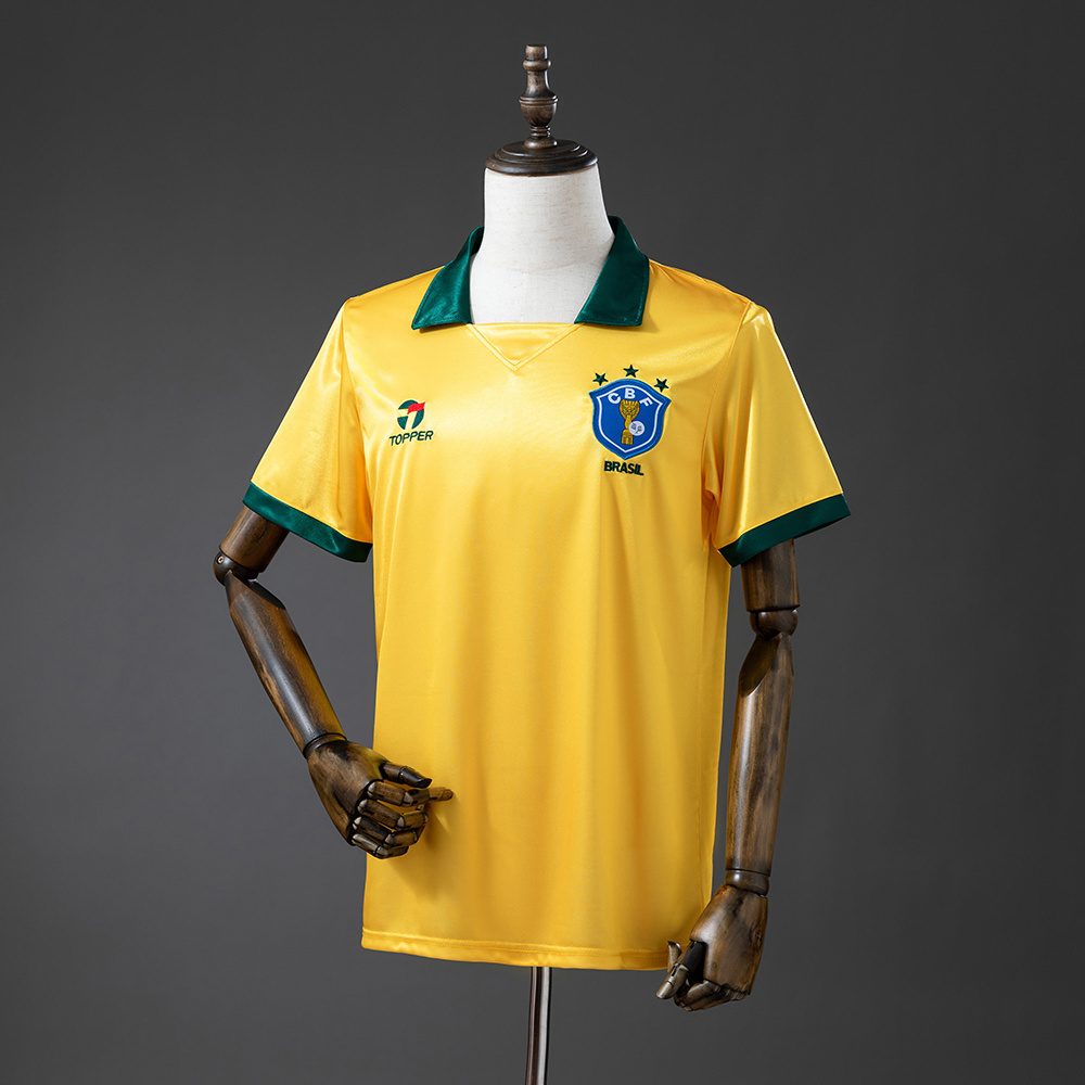 1988 Brazil Home Jersey