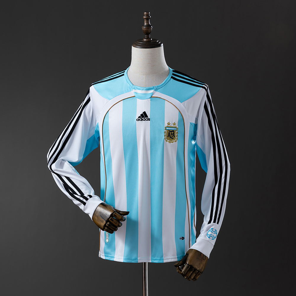 2006 Argentina Long Sleeve Home Jersey