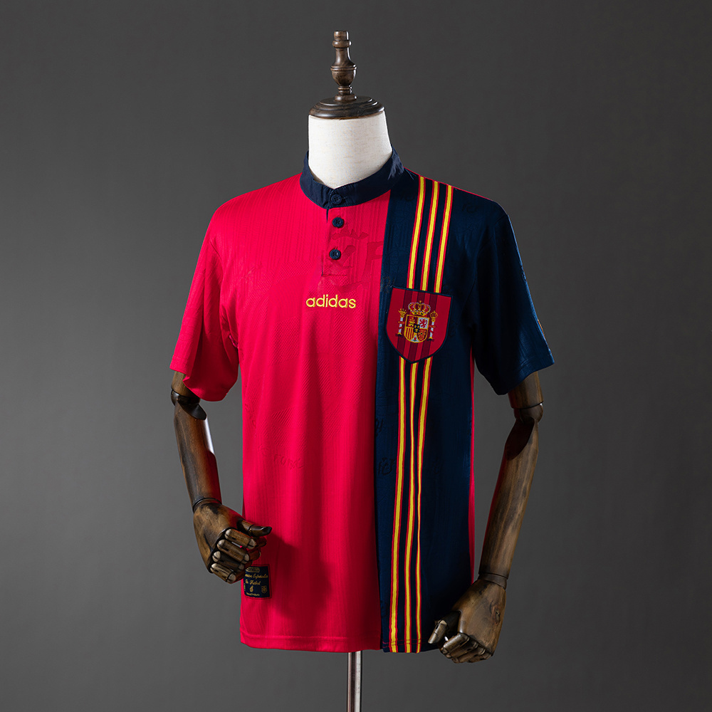 1996 Spain Home Jersey