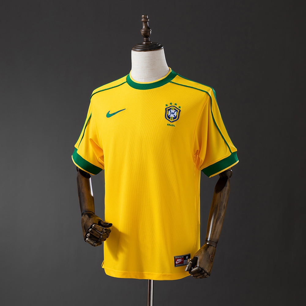 1998 Brazil Home Jersey