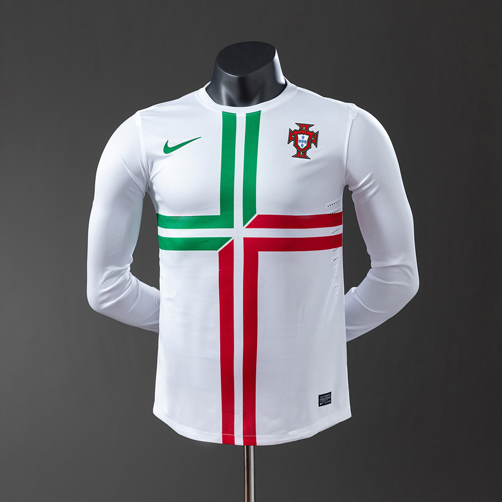 2012 Portugal Long Sleeve Away Jersey Player Version