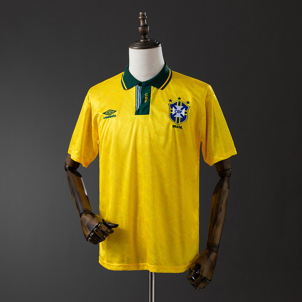 1991/93 Brazil Home Jersey