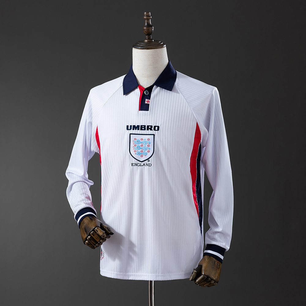 1998 England Long Sleeve Home Jersey