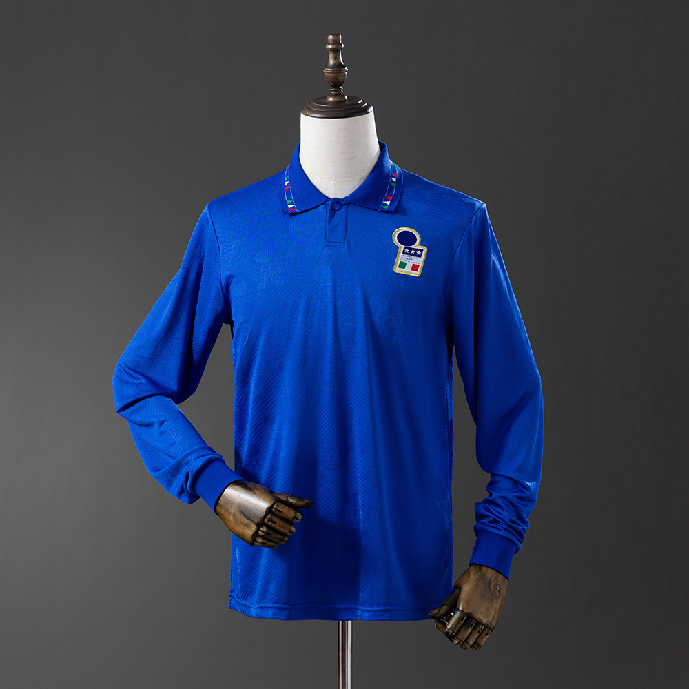 1994 Italy Long Sleeve Home Jersey