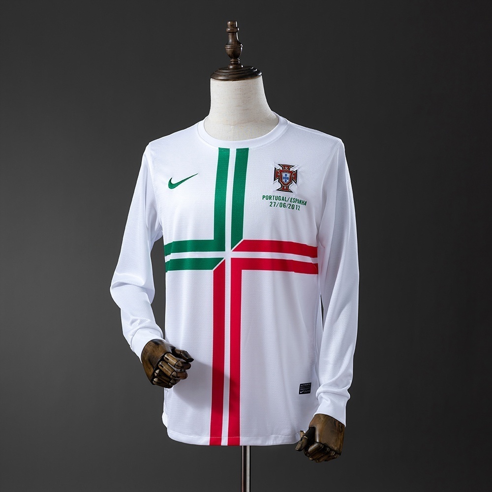 2012 Portugal Long Sleeve Away Jerrsey