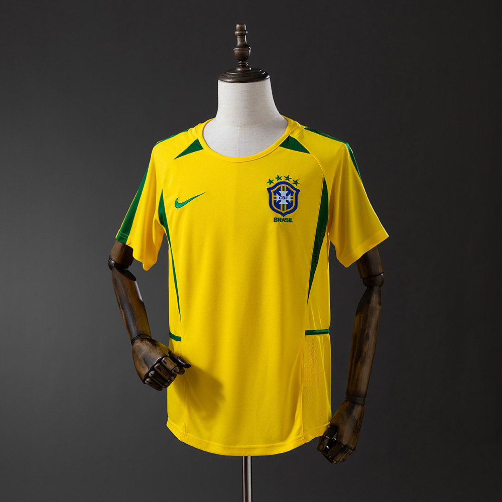 2002 Brazil Home Jersey