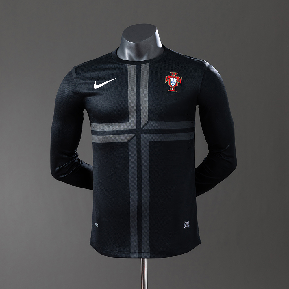 2013 Portugal Long Sleeve Away Jersey Player Version