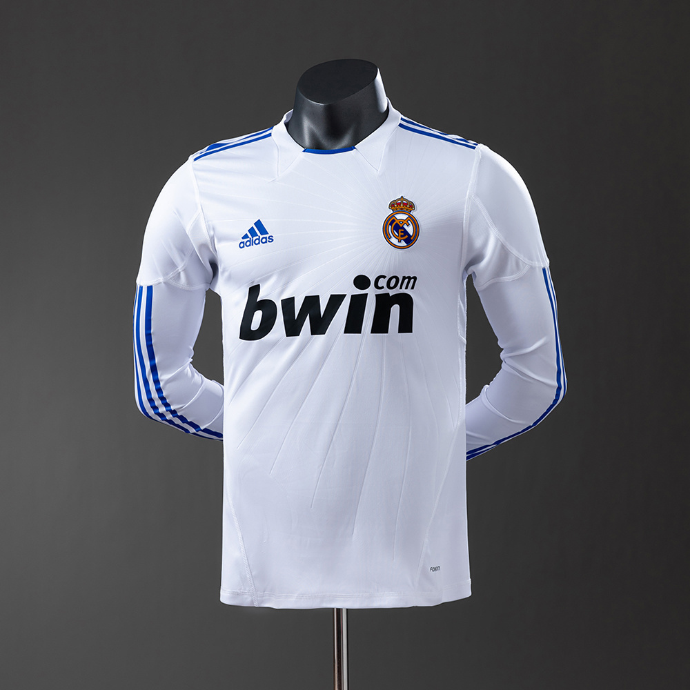 2010/11 Real Madrid Long Sleeve Home Jersey Player Version