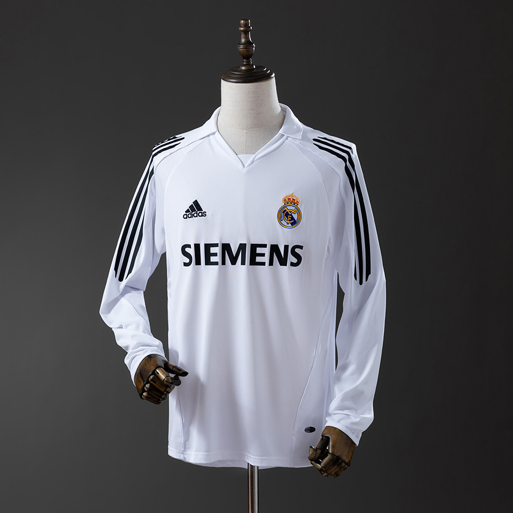 2005/06 Real Madrid Long Sleeve Home Jersey