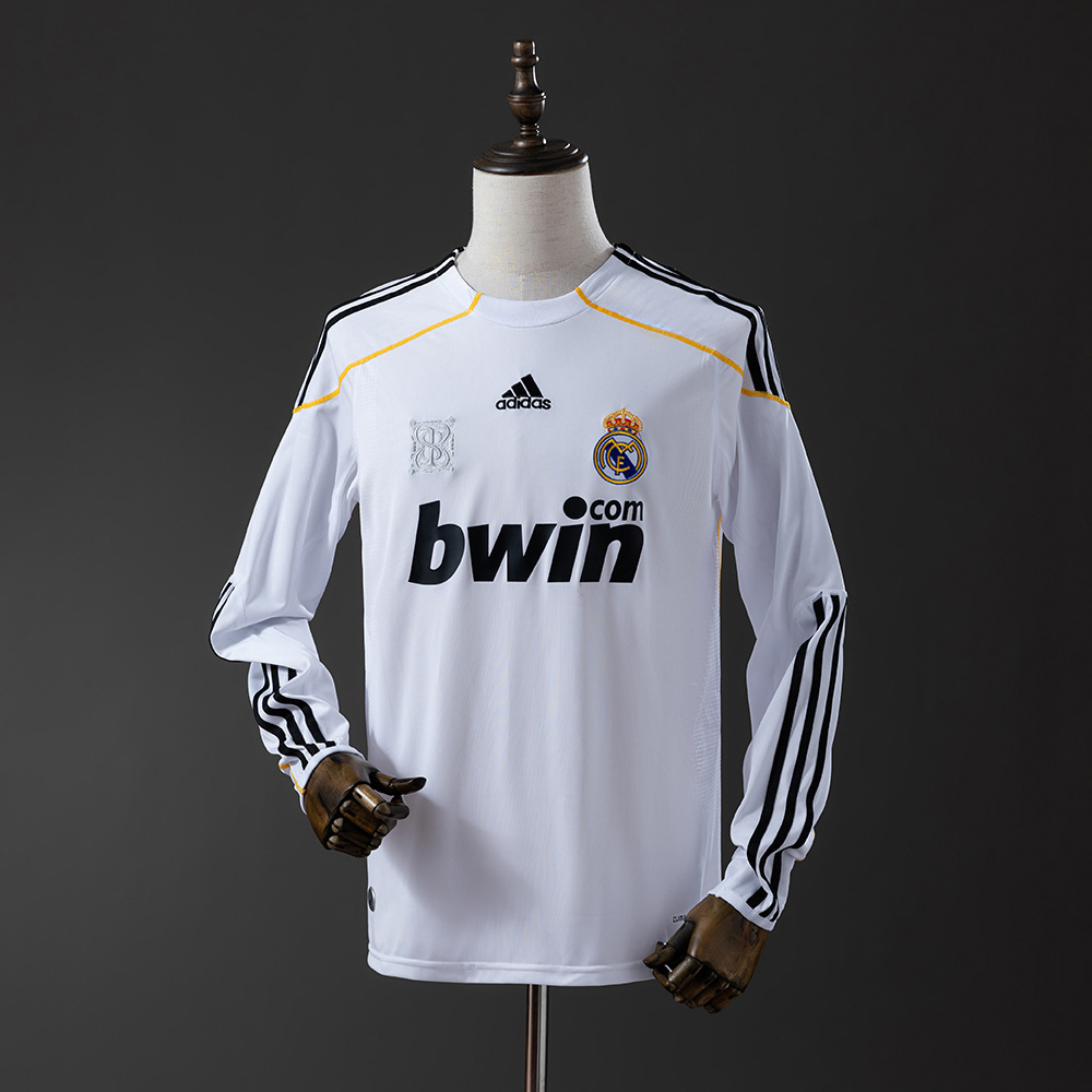 2009/10 Real Madrid Long Sleeve Home Jersey