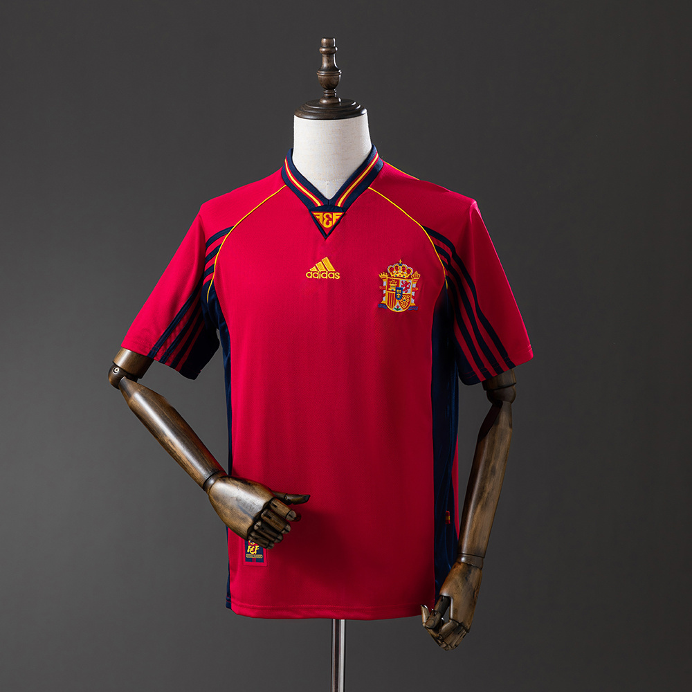 1998 Spain Home Jersey