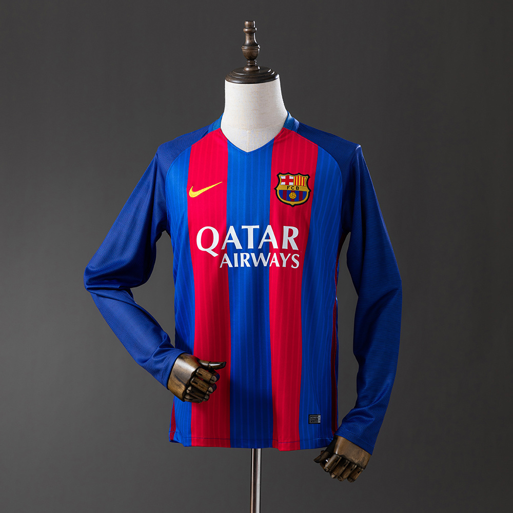 2016/17 Barcelona Long Sleeve Home Jersey