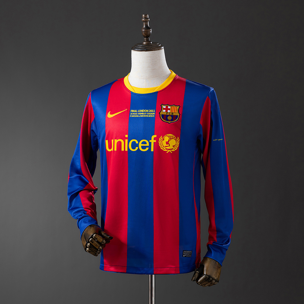 2010/11 Barcelona Long Sleeve Home Jersey