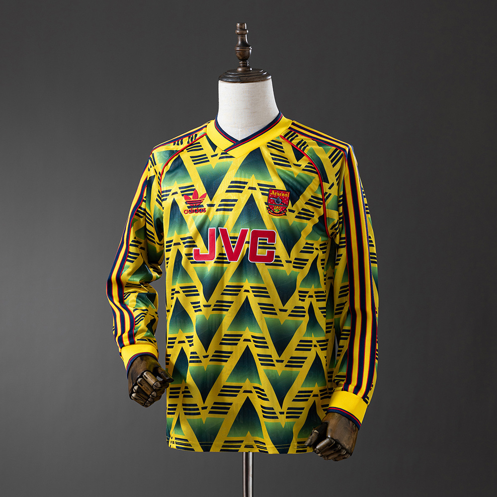 1993/94 Arsenal Long Sleeve Away Jersey