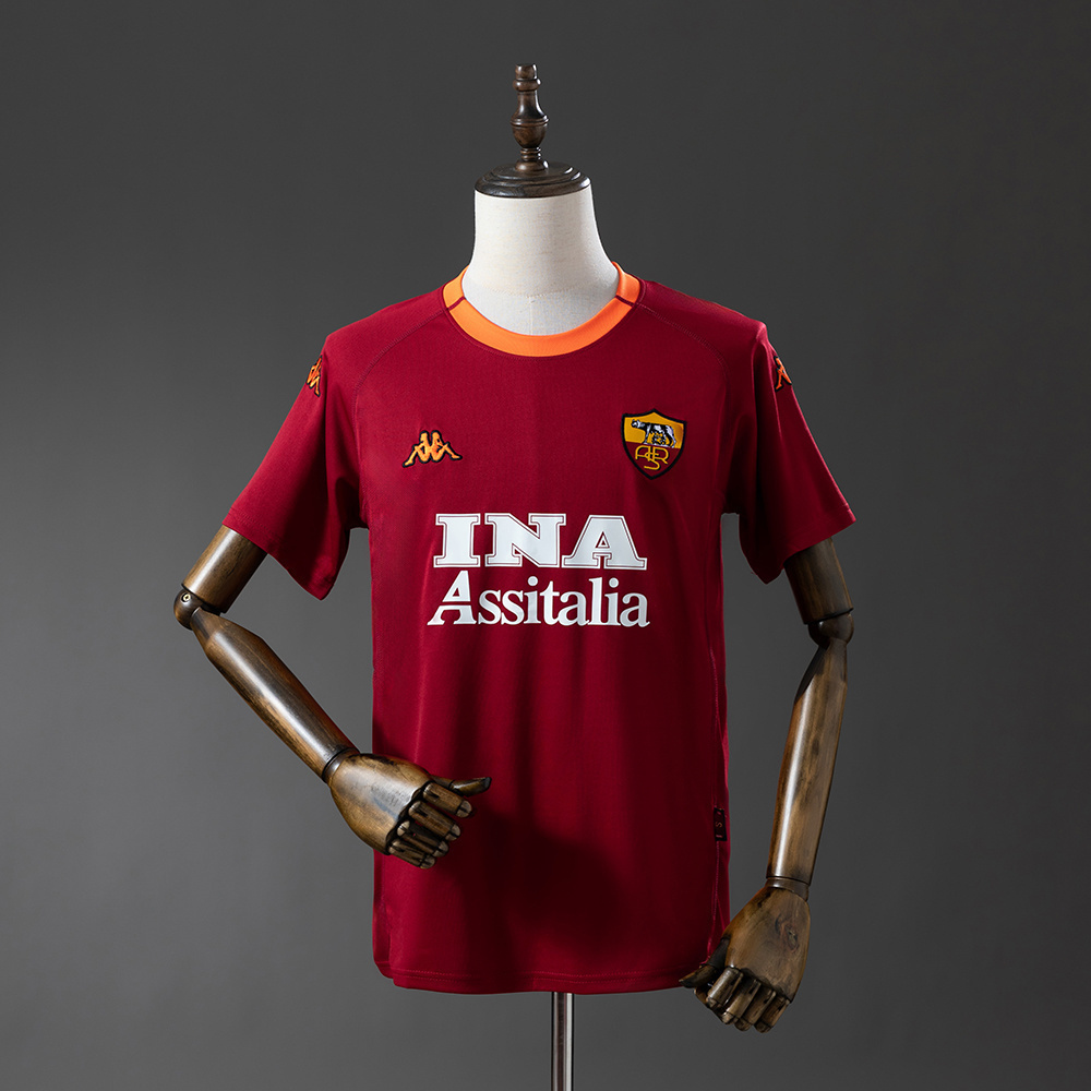 2001/02 Roma Home Jersey