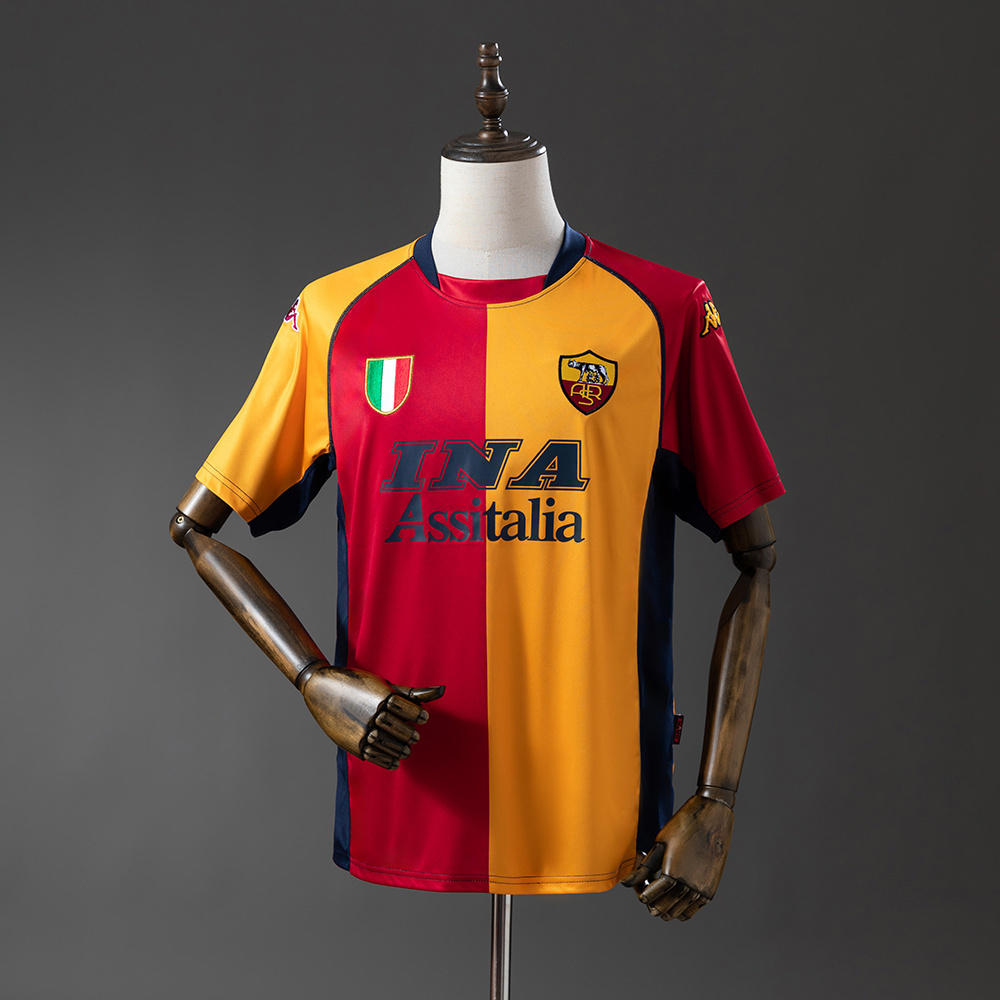 2001/02 Roma Home Jersey