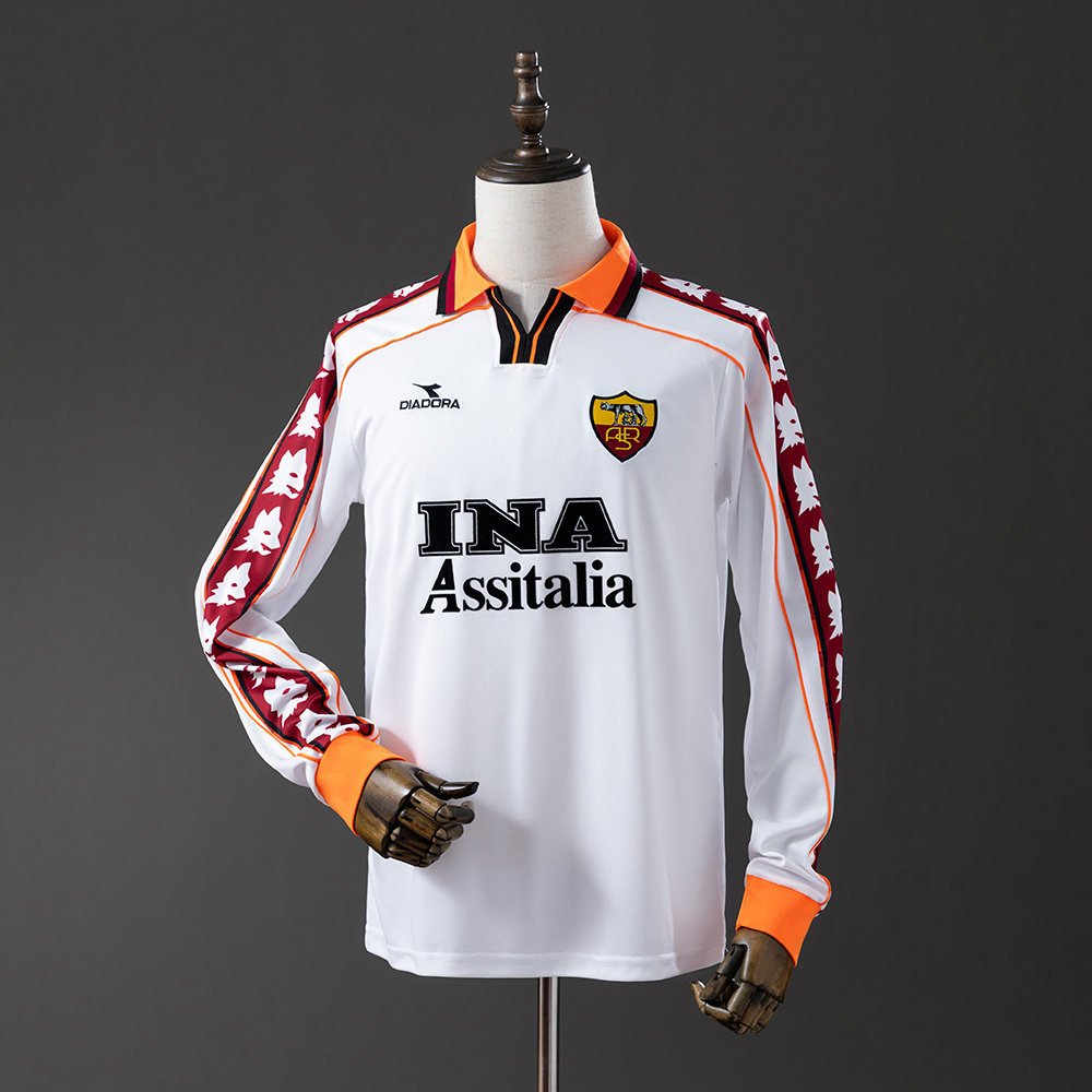 1998/99 Roma Long Sleeve Away Jersey