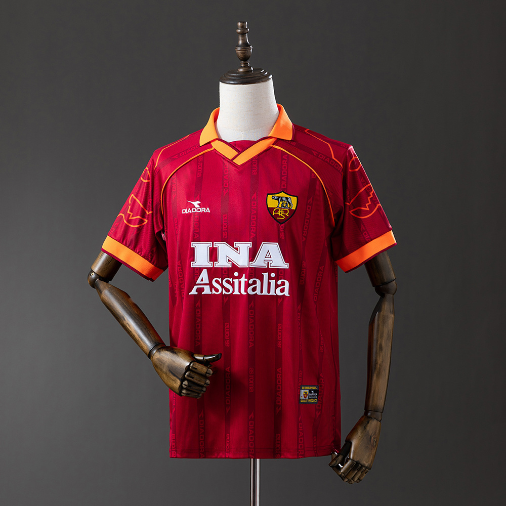 1999/00 Roma Home Jersey