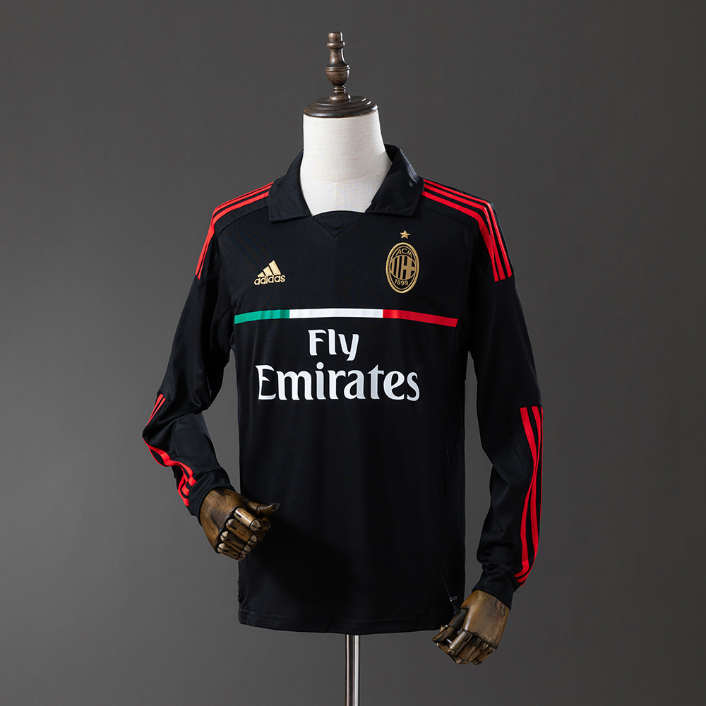 2011/12 Ac Milan Long Sleeve Third Away Jersey