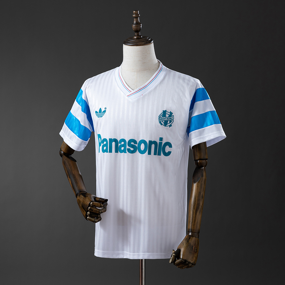 1990 Olympique De Marseille Home Jersey