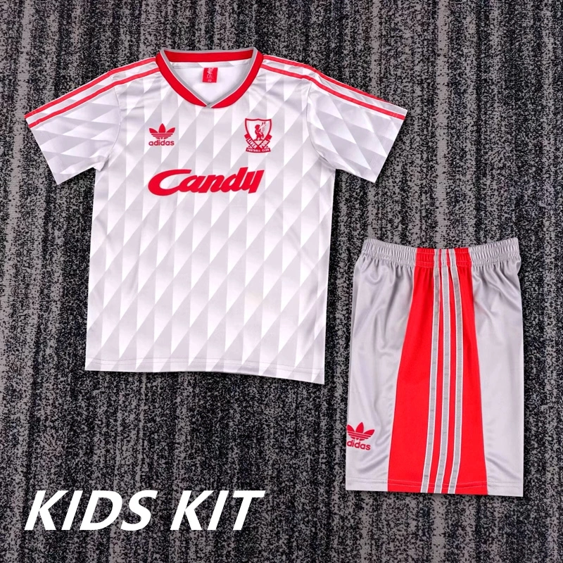 1989/91 Liverpool Away Kids Kit