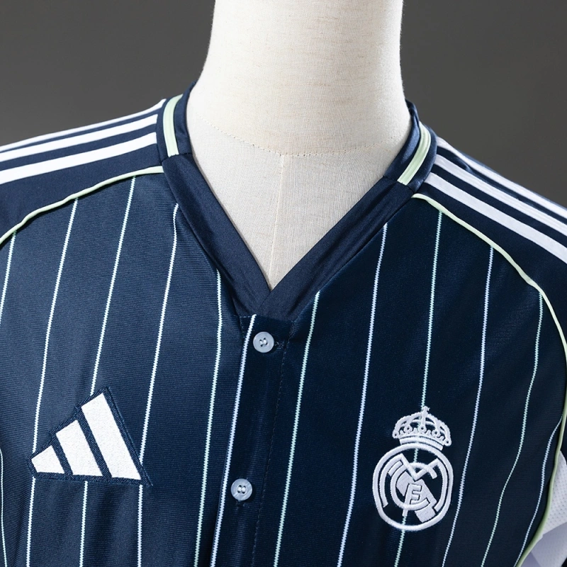 2025/26 Real Madrid Navy Blue Us Pack Fan Version Jersey